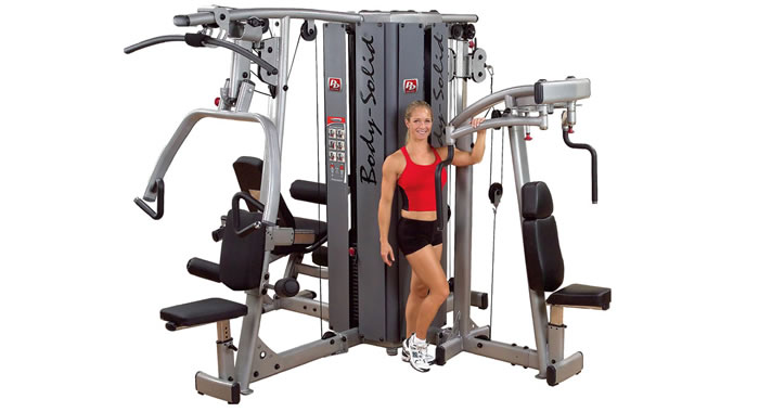 美国 Body-Solid 顶级四站综合训练器 DGYM-S-4