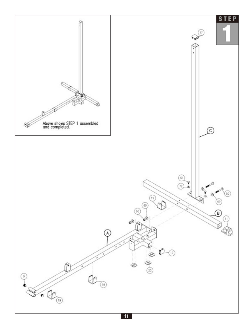 Body-Solid G2B <mark><a target='_blank' href='/zonghexunlianqi.html'>综合训练器</a></mark>安装步骤