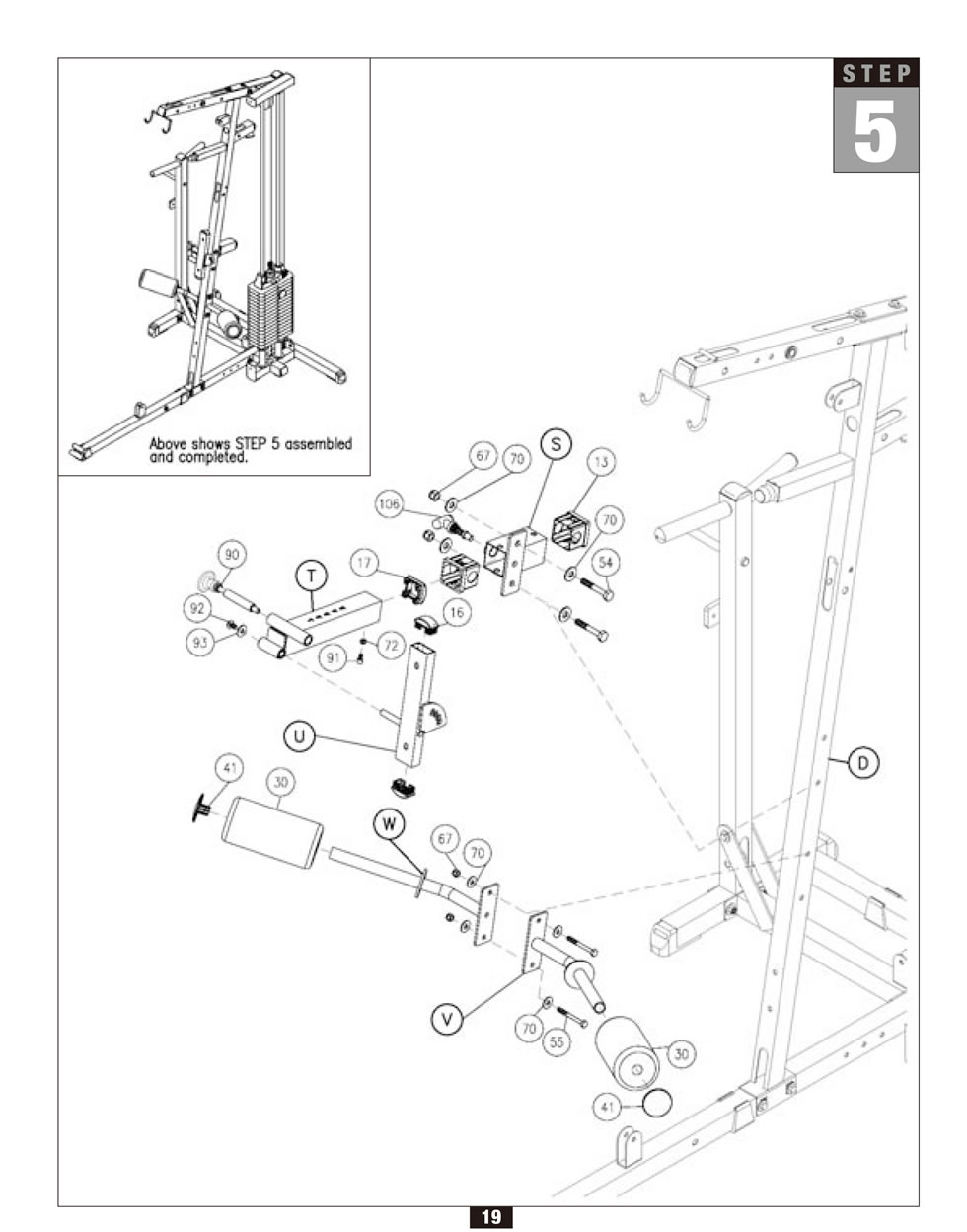 Body-Solid G2B 综合训练器安装步骤