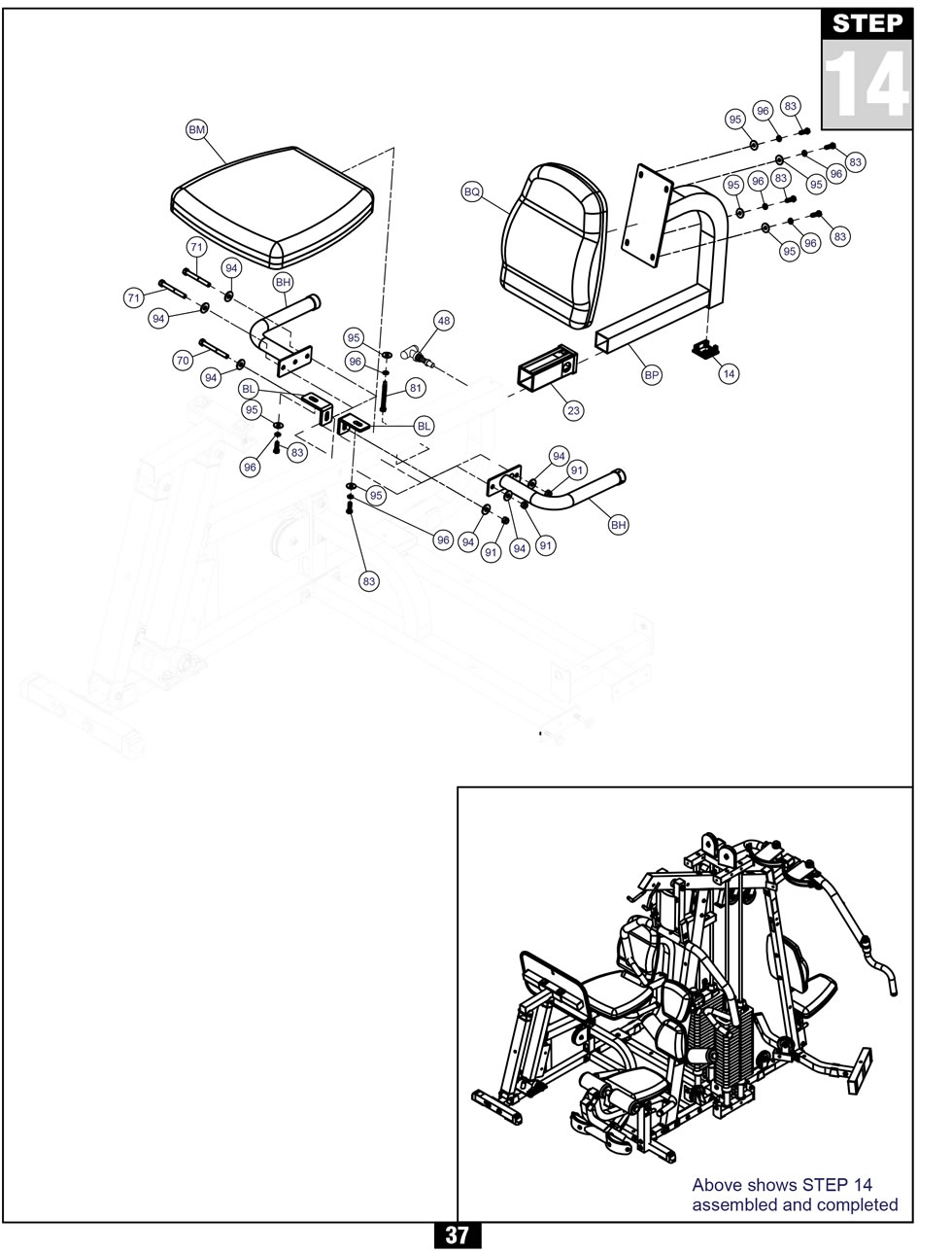 Body-Solid G9S 综合训练器安装步骤