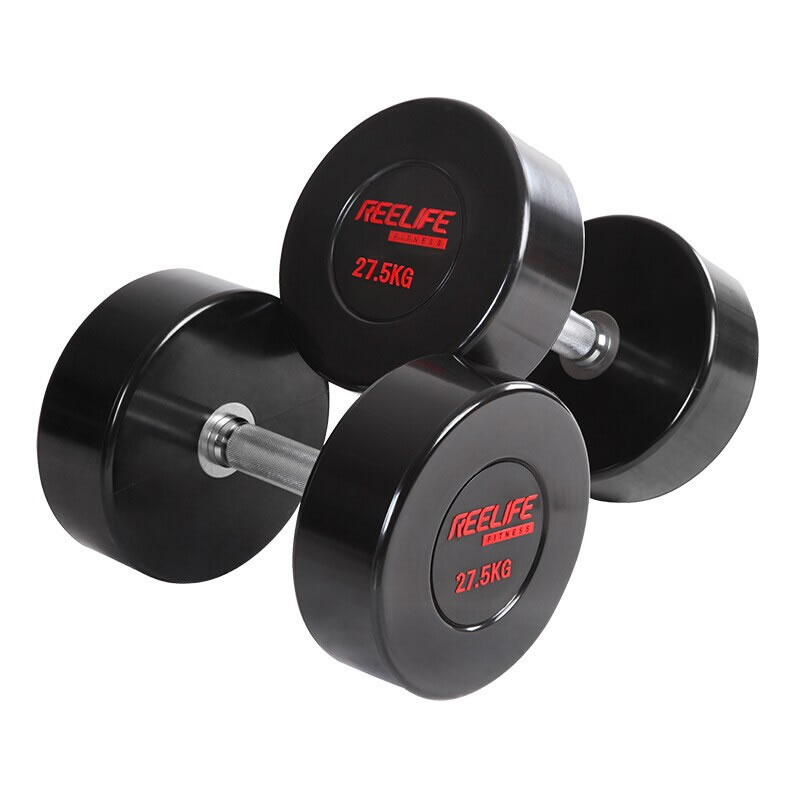 锐飞/REDB-P140/27.5-50KG PU圆头固定哑铃775KG/套