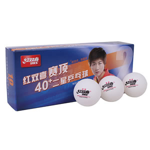 红双喜赛顶40+二星乒乓球(10只装) CD40B